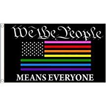 We The People Means Everyone 3'X5' Flag ROUGH TEX® 100D Pack of 12