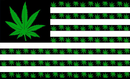USA Weed 2x3ft Nylon 150D Flag