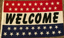 Welcome Business 3'x5' Stars Red White & Blue 68D Nylon Flag Rough Tex ®