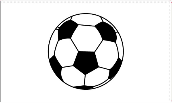 Soccer Ball White 3'X5' Flag ROUGH TEX® 100D