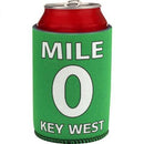 Mile 0 Key West Light Green Neoprene Can Holder Drink Koozie Rough Tex®