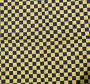 Assorted Checker Pattern Bandanas Head Wrap In Various Colors 100% Cotton 22"X22"