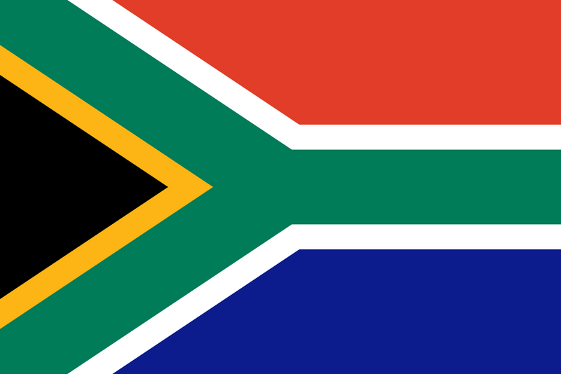 South Africa Flag 3x5ft Poly