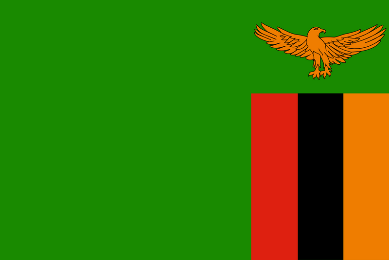 Zambia Flag 3x5ft Poly